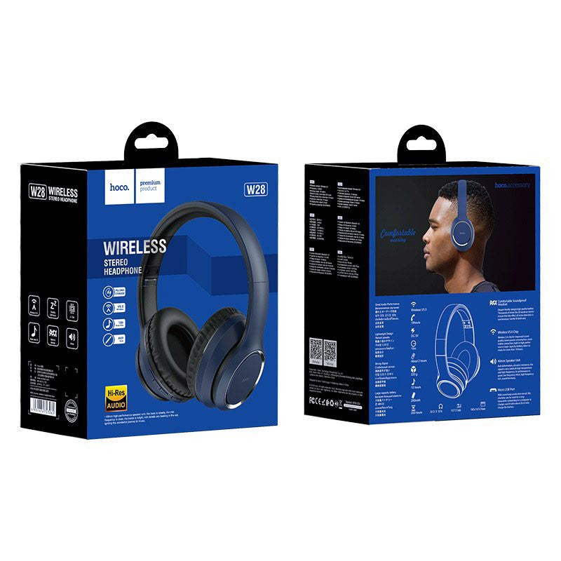 Hoco Wireless Stereo HeAd Phone W28 Black