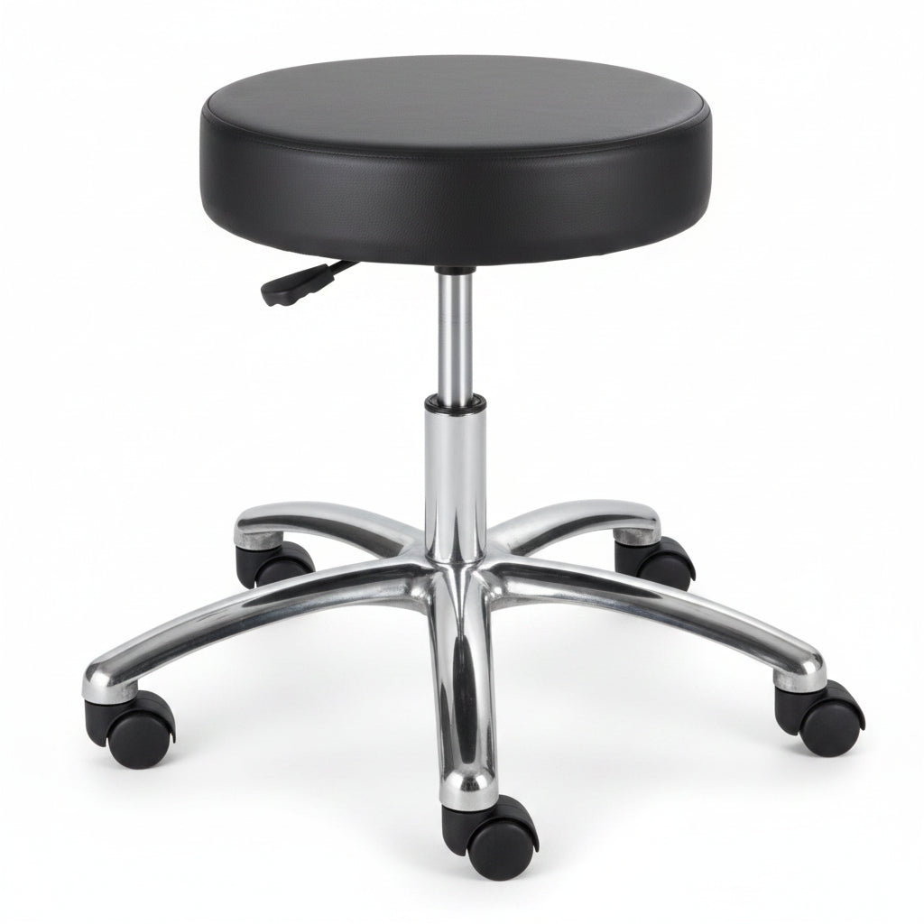 Backless Stool Chair Black