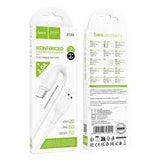 hoco Reinforced USB-A TO USB-C Fast Charging Data Cable 1m X120 Black