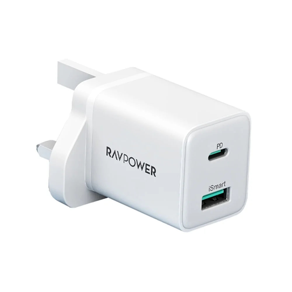 Ravpower PD Pioneer 2-Port Wall Charger 20W  - RP-PC168