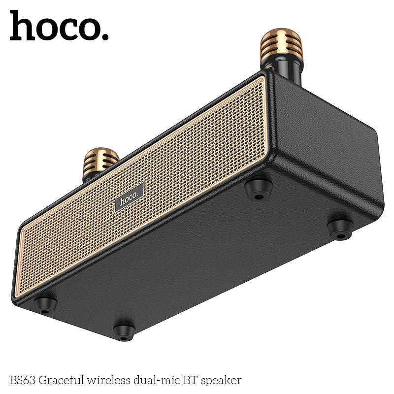 hoco Classic & Stylish Dual-Mic BT Speaker - BS63
