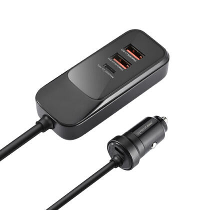 WiWU Multi-port 120W Extend Car Charger