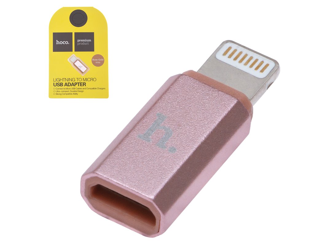 Hoco Lightning To Micro USB Adapter