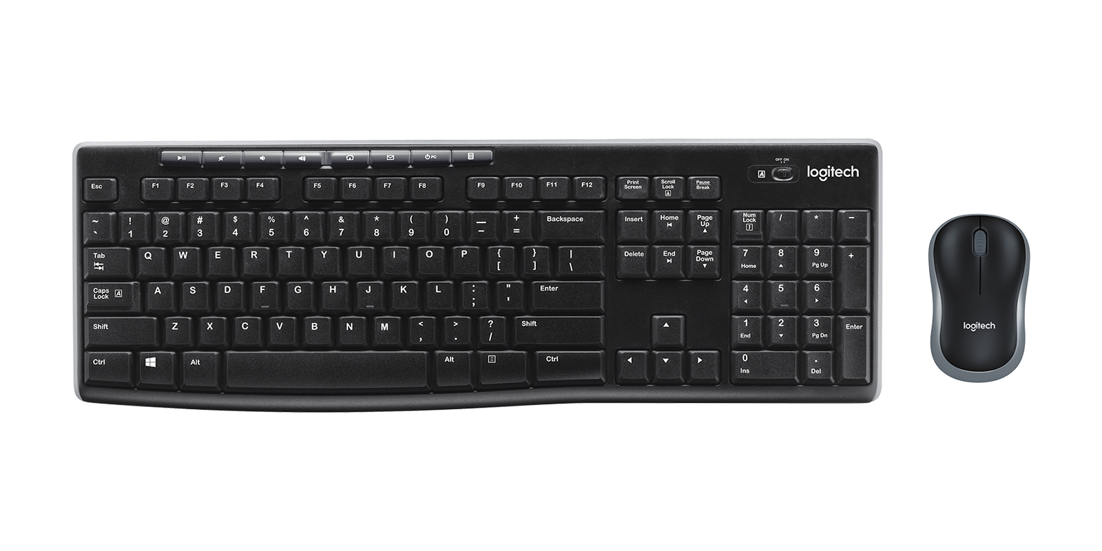 Logitech Full-Size Wireless Combo Normaal Formaat MK270