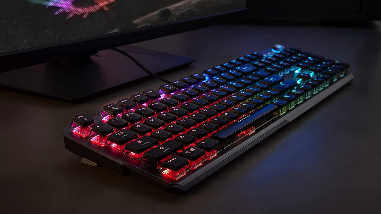 Porodo Mechanicial Gaming Keyboard High-Grade Metal Build PDX219 - Black