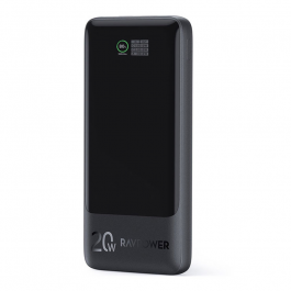 Ravpower PD Pioneer 10000mAh 20W 3-Port Power Bank RP-PB1237 - Black