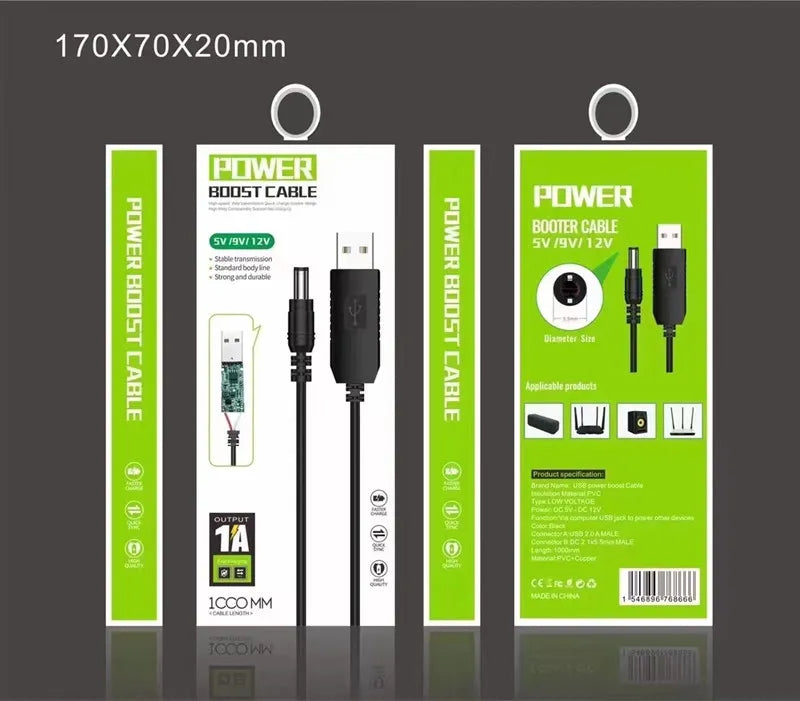 Power Boost Cable USB TO 1A