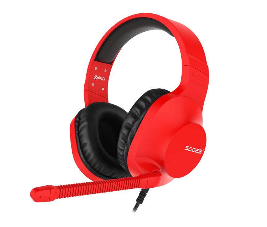 Sades Growing Together With Games Headset - SA-721 Red