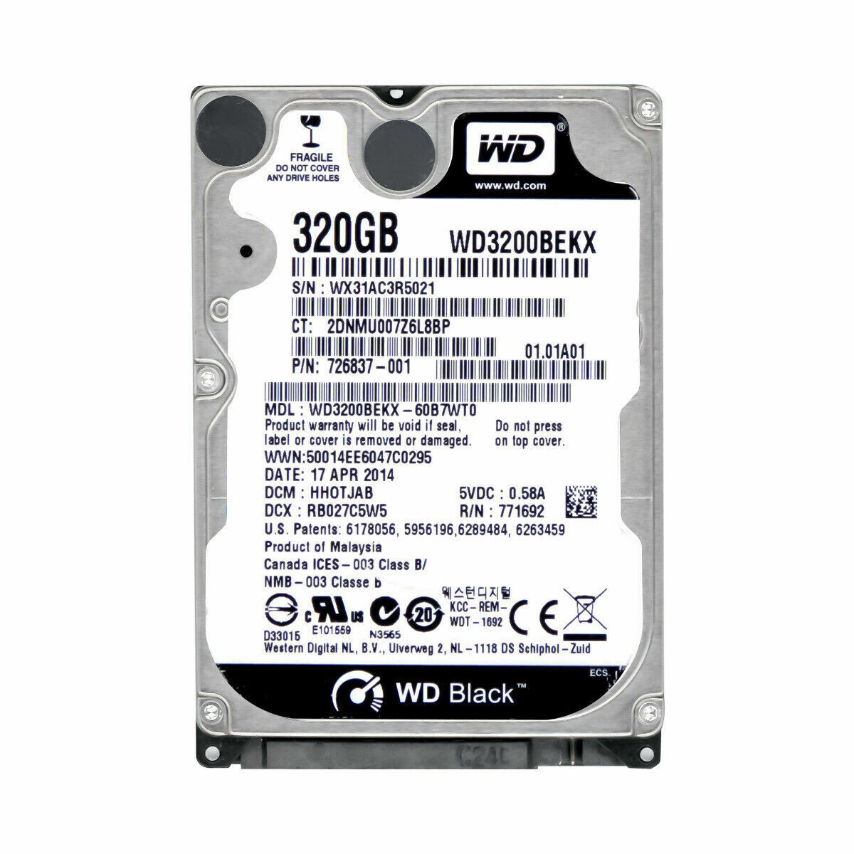HARD HDD 320GB LAPTOP
