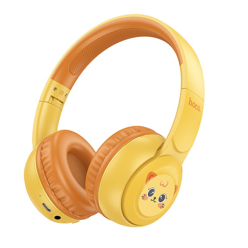 hoco Kids Childrens Wireless Headphone W60 - Yellow
