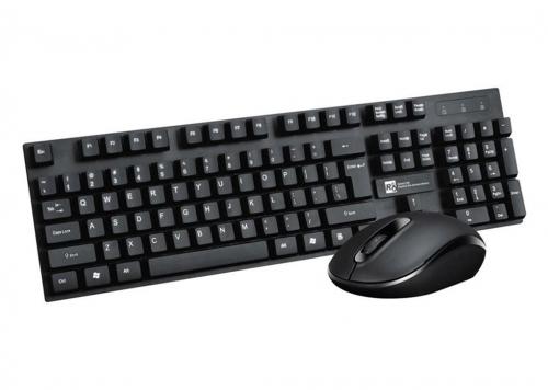 Select R8 Wireless Office Keyboard And Mouse Set 1913 - Black