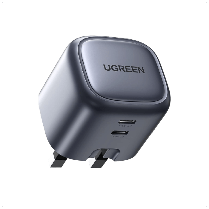 Ugreen Nexode Dual USB-C Gan Fast Charger 45W -Space Gray