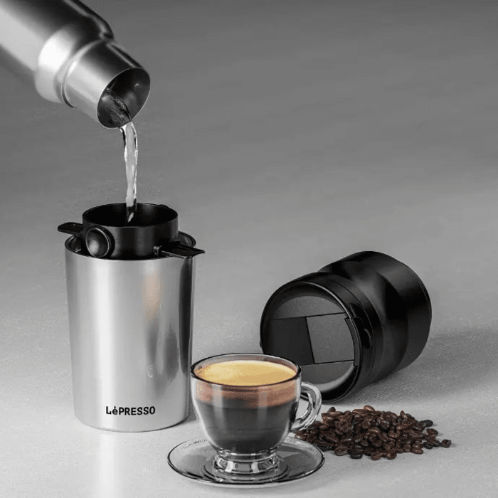 Lepresso Portable Mug Burr Grinder Coffee Maker 400ml