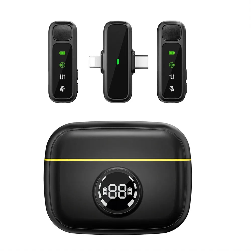 ميكروفون Wiwu Duo اللاسلكي الصغير WI-WM003